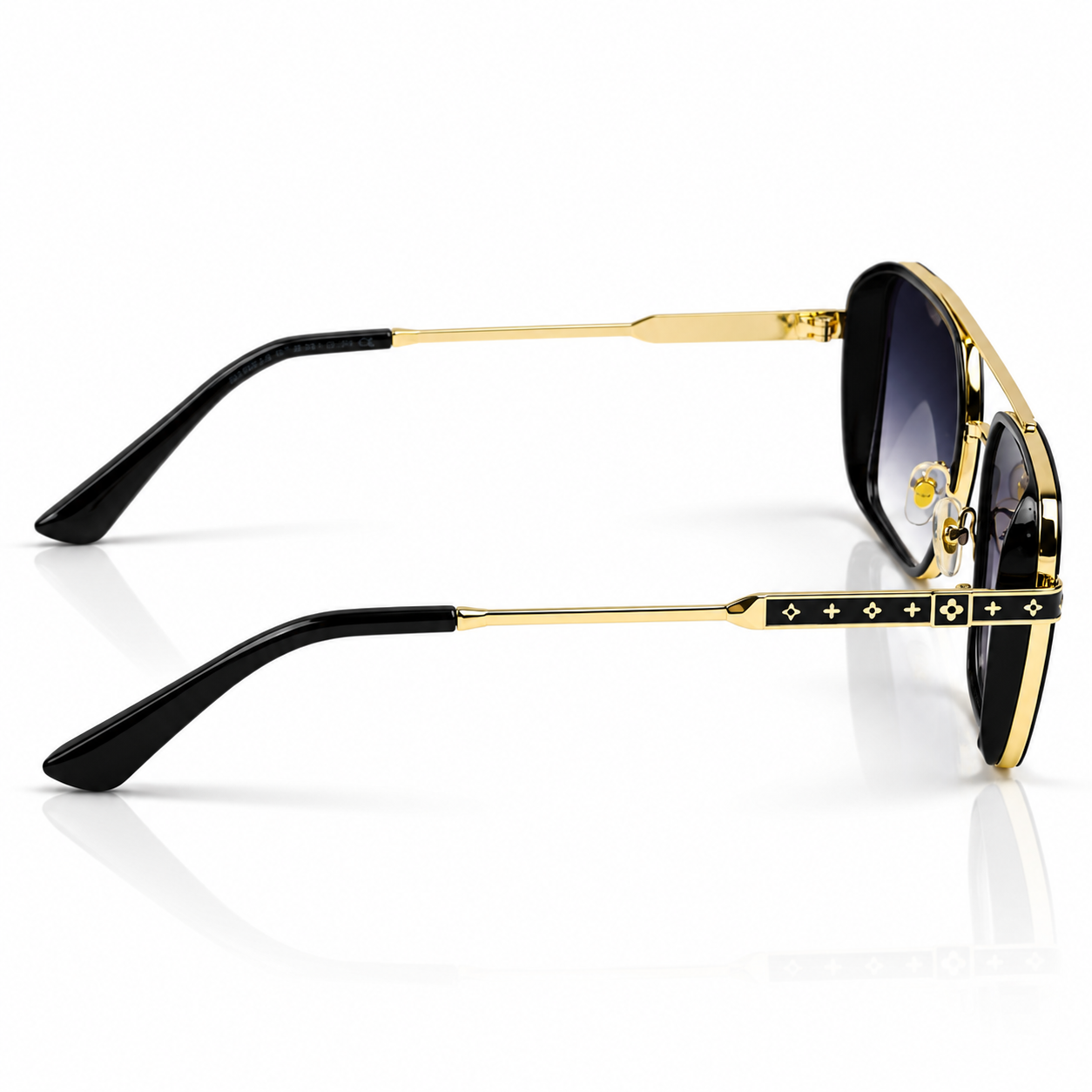 Cartier – 58448 - 57 – Golden Gradient – Metal – Sunglasses – Unisex
