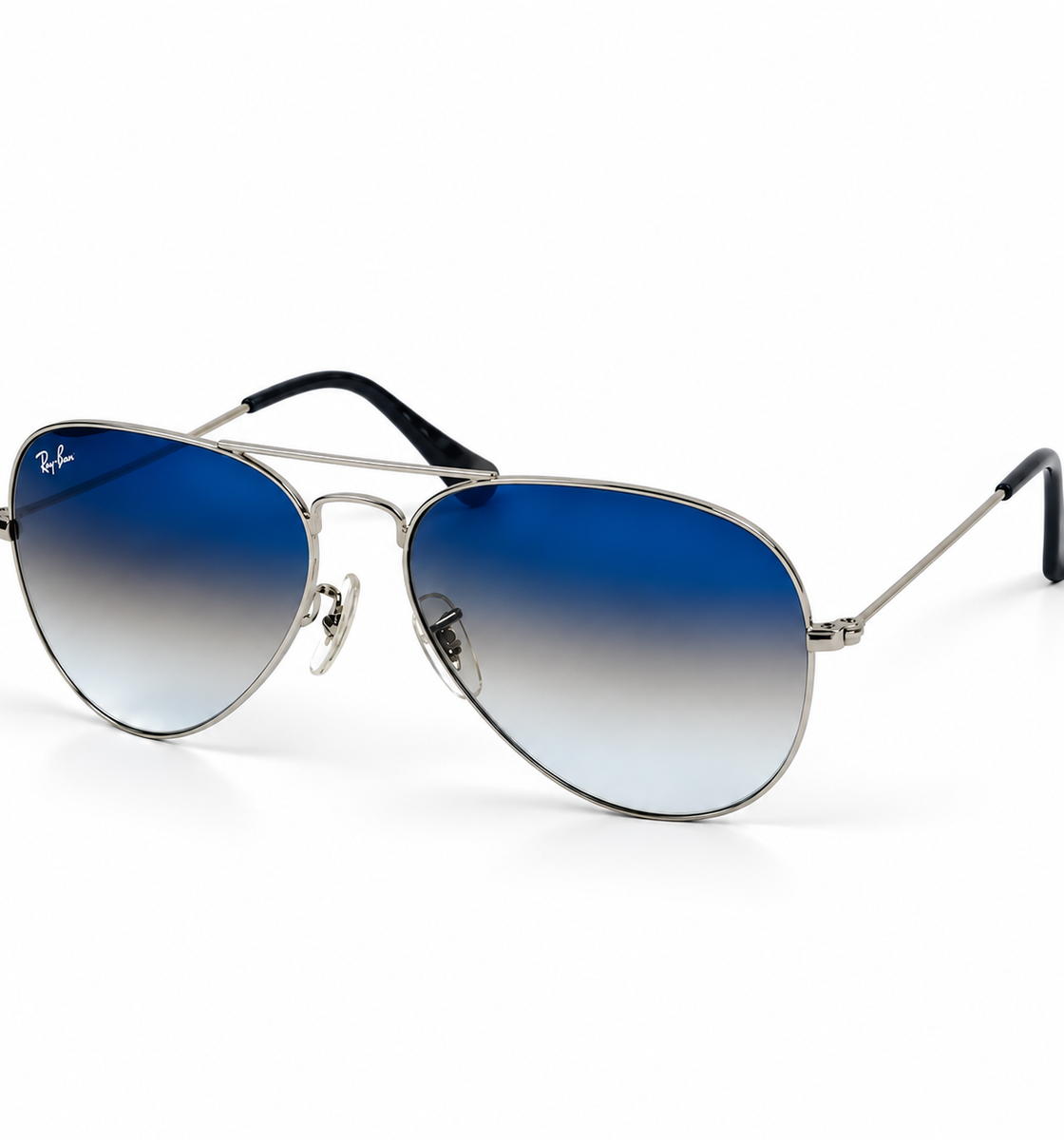 Rayban – 3026 – 59 – Silver Blue Gradient – Metal – Sunglasses – Unisex - Premium