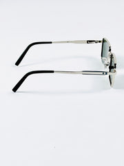 Cartier – 1438 – 54 – Silver Green – Metal – Sunglasses – Unisex