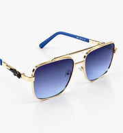 Cartier – 5036 - 52 – Golden Blue – Metal - Sunglasses – Unisex