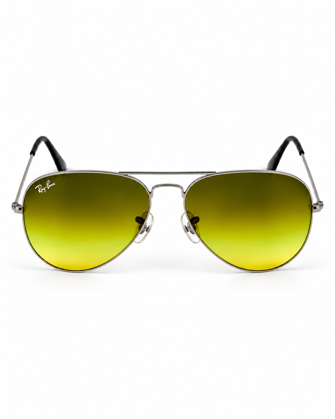 Rayban – 3026 – 59 – Silver Yellow – Metal – Sunglasses – Unisex - Premium