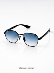 RayBan – 3794 – 54 – Black Blue –  Metal - Sunglasses – Unisex - Premium