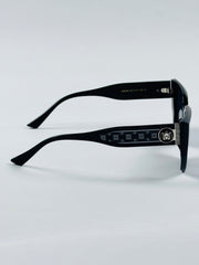Versace - 9040 – 57 – Black – Acetate – Sunglasses – Ladies