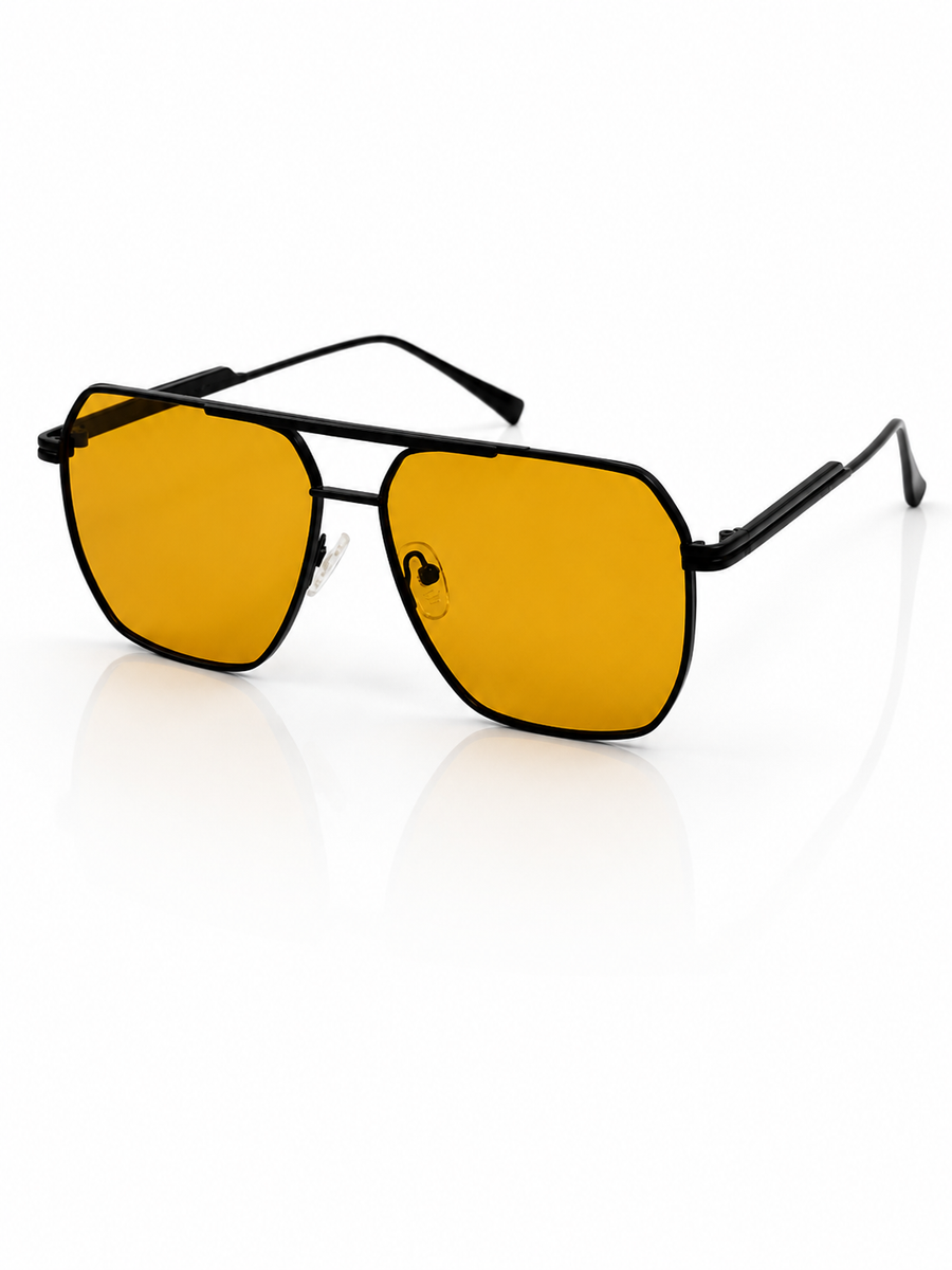 Bottega Veneta – 3310 – 60 – Yellow Black – Metal – Sunglasses – Unisex