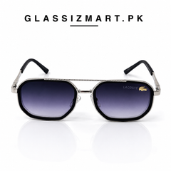 Lacoste – 9005 – 58 – Silver Black Gradient – Metal – Sunglasses – Unisex