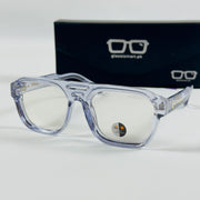 Moscot – P408 - 58 - Transparent Blue – Acetate  – Optics - Unisex (Transition)