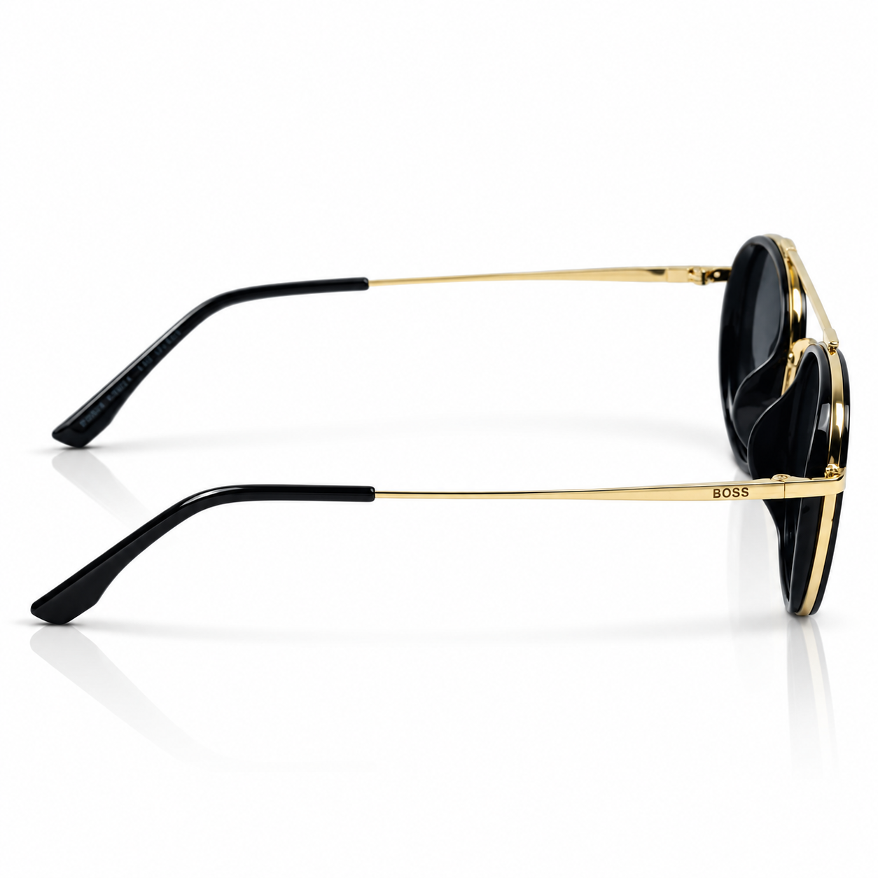 Boss – P8604 – 48 – Golden Black – Metal – Sunglasses – Unisex