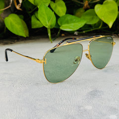 Tom Ford – 1018 - 60 – Golden Green – Metal - Sunglasses – Unisex - Premium