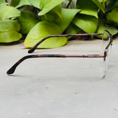 Prada – 18005 – 54 – Brown –  Metal - Optics – Unisex