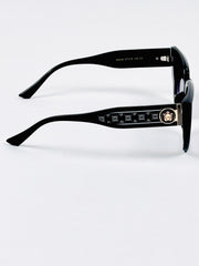 Versacee - 9040 – 57 – Black Gradient – Acetate – Sunglasses – Ladies