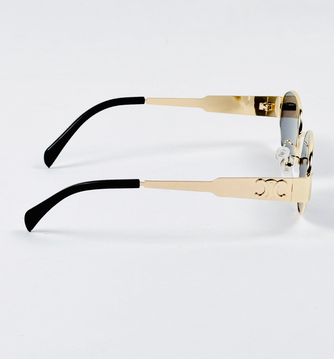 Celine – Triomphe - 55 – Golden Black – Metal – Sunglasses - Unisex