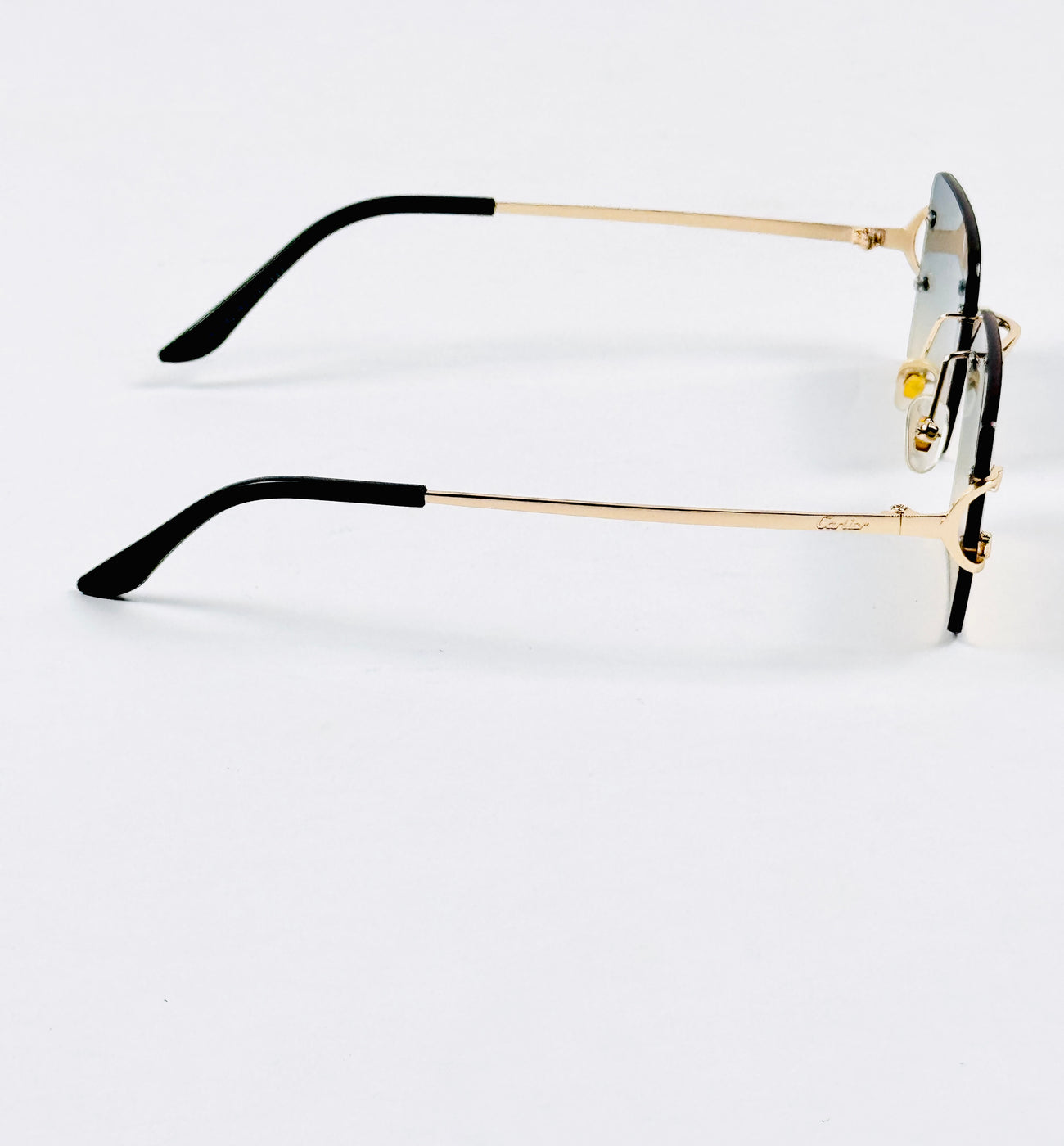 Cartier – 3082 – 62 – Golden Multi – Metal - Sunglasses – Rimless - Unisex