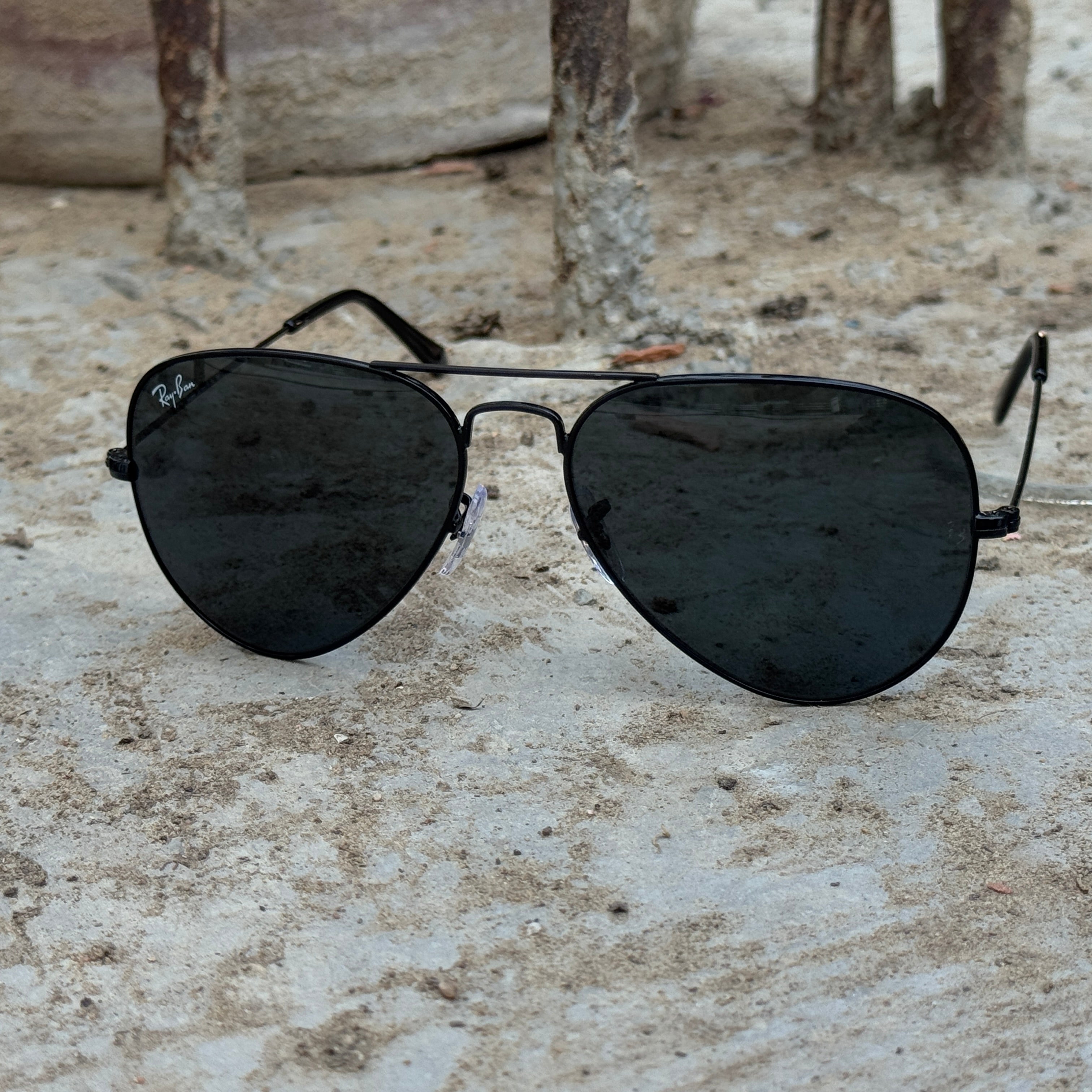 Rayban – 3026 – 58 – Black – Metal – Sunglasses – Unisex - Premium