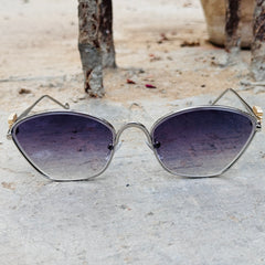 Loewe – 23248 – 58 – Silver Grey – Metal – Sunglasses – Ladies