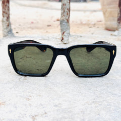 Moscot – 6507 – 53 - Black Green – Acetate  – Sunglasses - Unisex