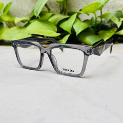 Prada – PRA19v – 54 – Grey –  Acetate - Optics – Unisex - Premium