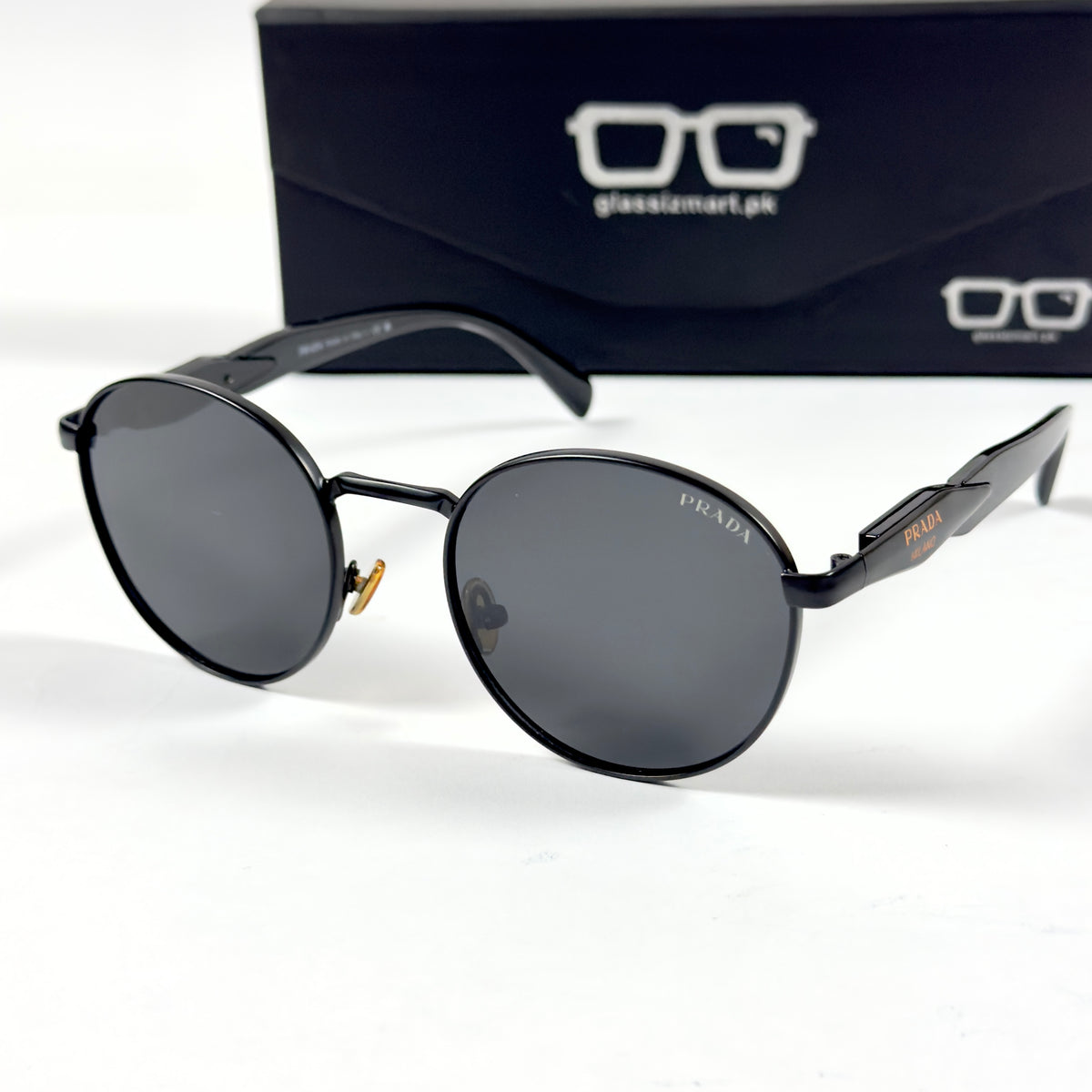 Prada – 56ZS – 54 – Black – Metal – Sunglasses – Unisex