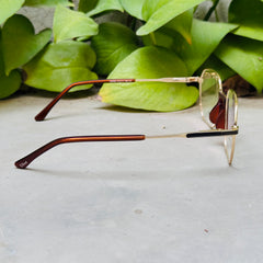 Dior – 135302 – 54 – Golden Brown –  Metal - Optics – Unisex