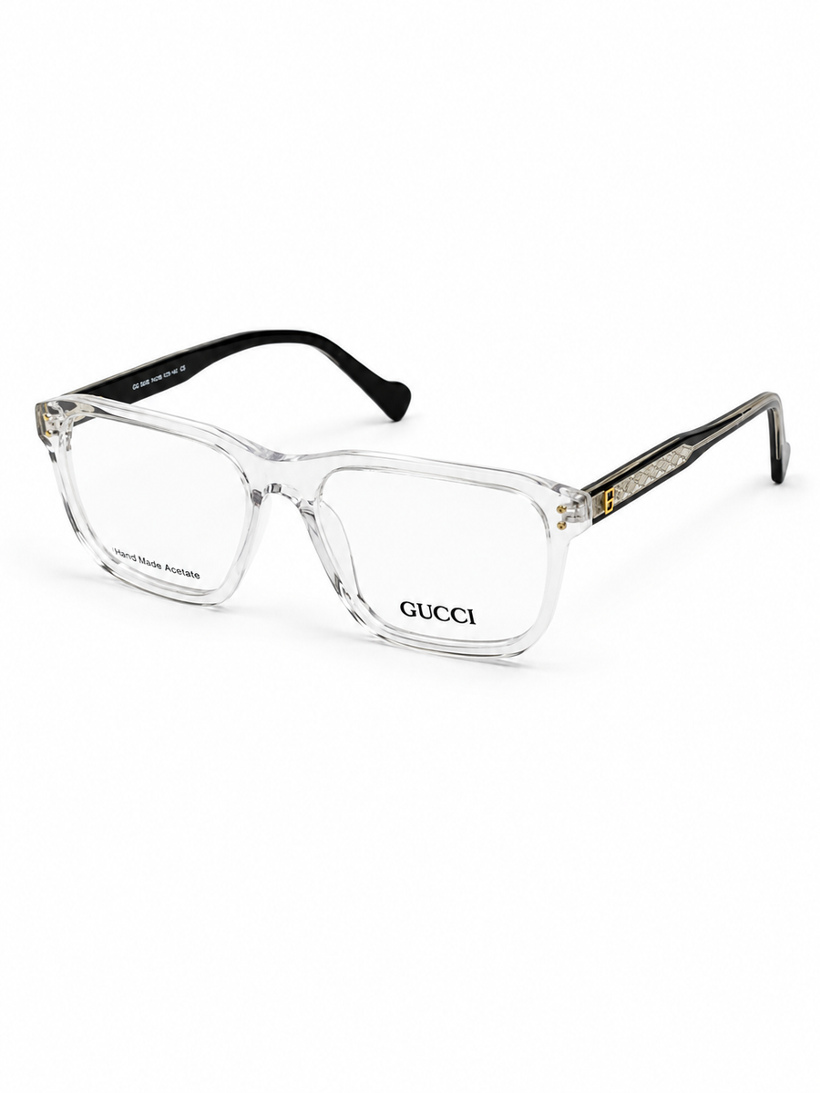 Gucci – 5012 - 54 – Transparent Black - Acetate - Optics – Unisex - Premium