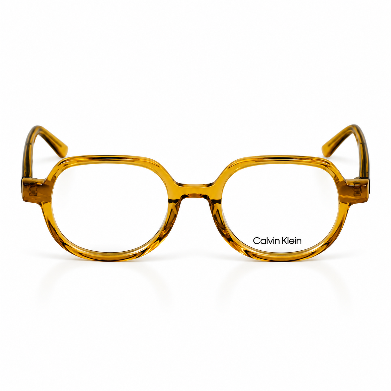 Calvin Klein – 48 – Mustard –  Acetate- Optics – Unisex - Premium