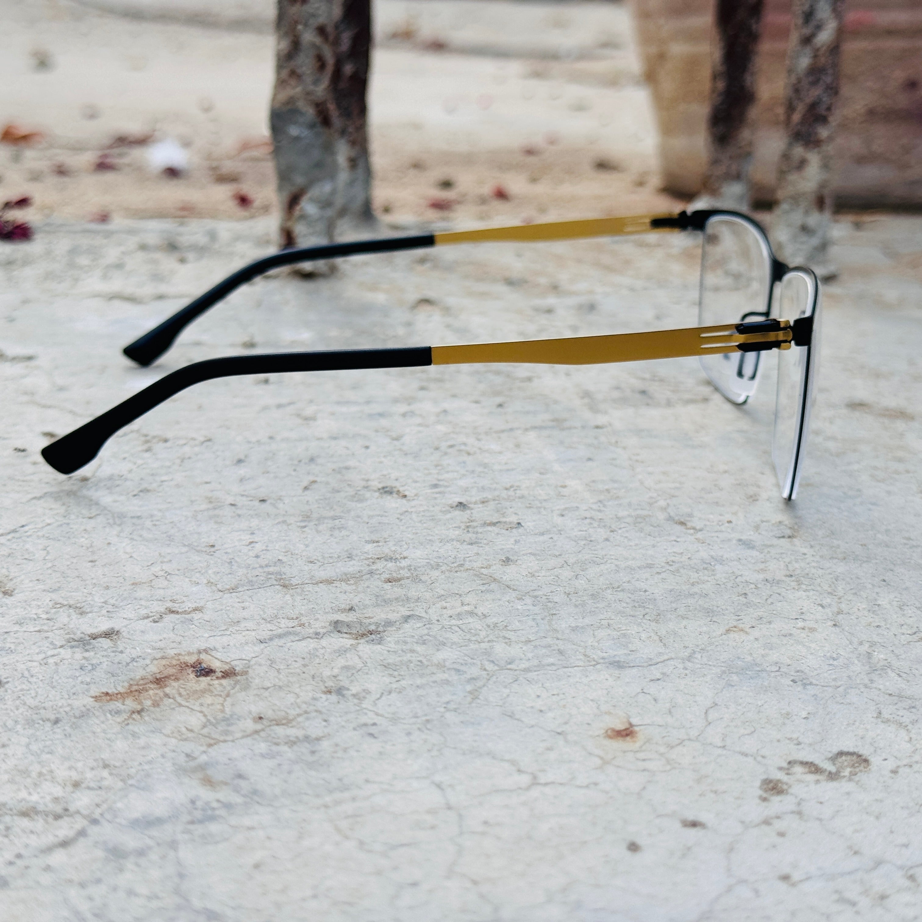 ICI BERLIN (Original) – Thomas – 55 – Golden Black –  Metal - Optics – Unisex - Premium
