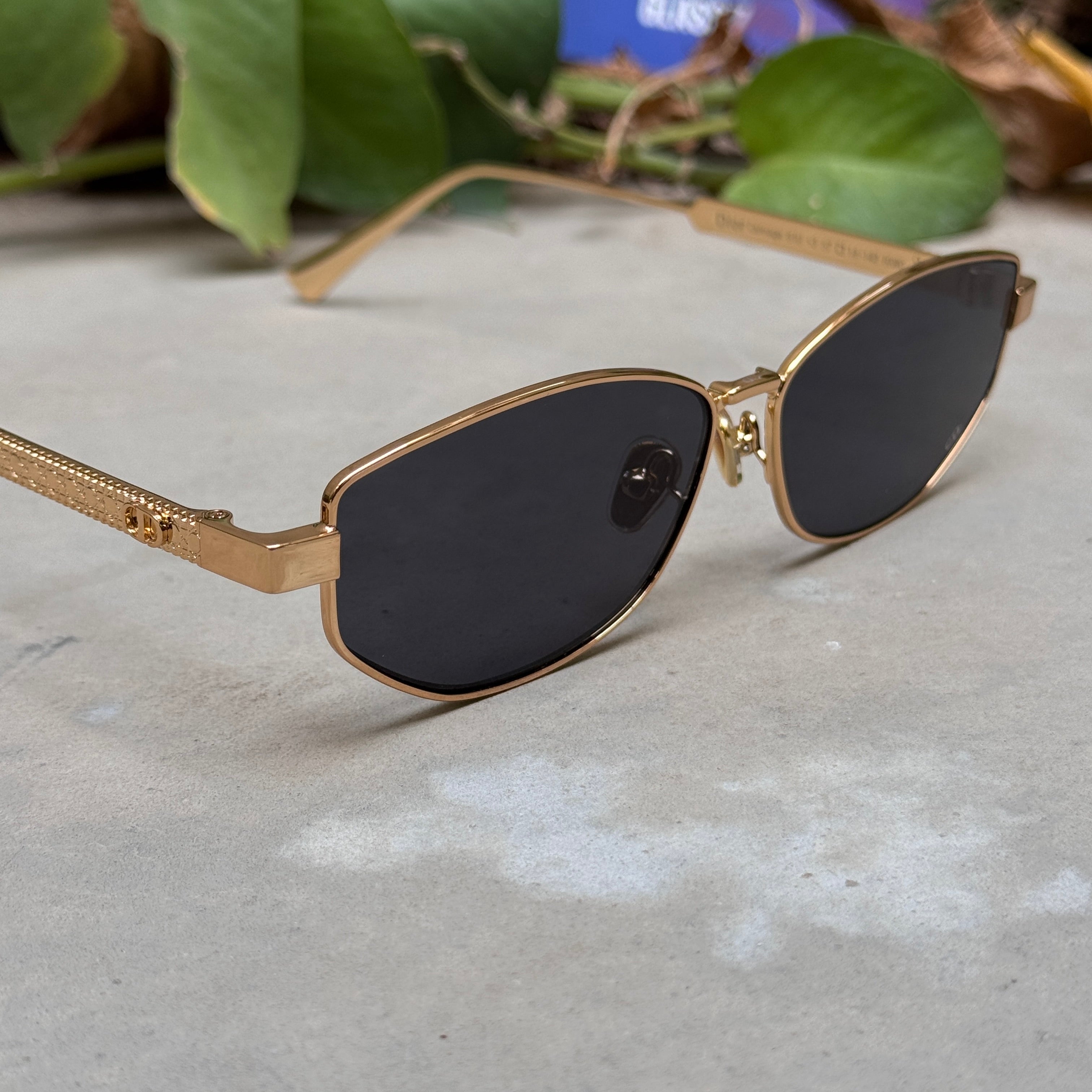 Dior – CANNAGE - 57  – Golden Black - Metal - Sunglasses – Unisex - Premium