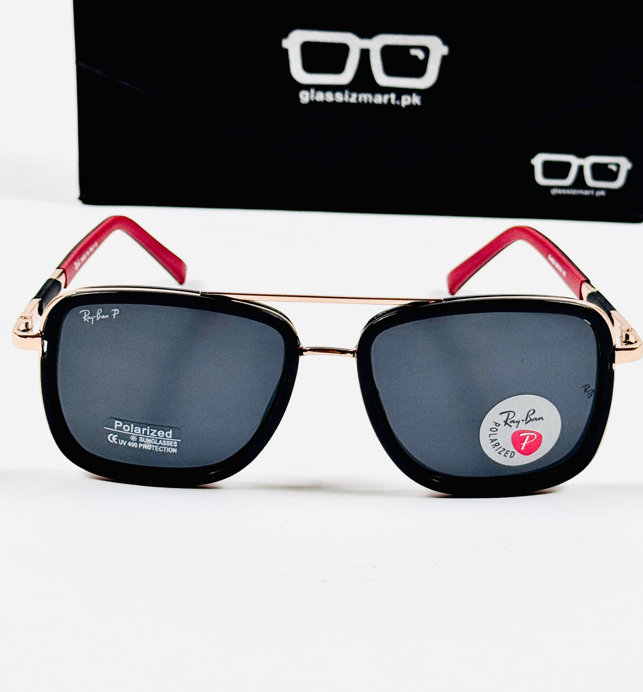 Rayban – 4923 – 56 – Golden Black – Metal - Sunglasses – Unisex