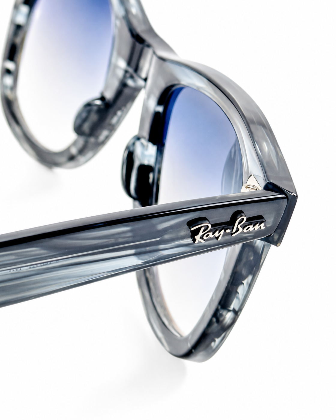 RayBan – 2140 – 50 – Grey Textured –  Acetate- Sunglasses – Unisex - Premium