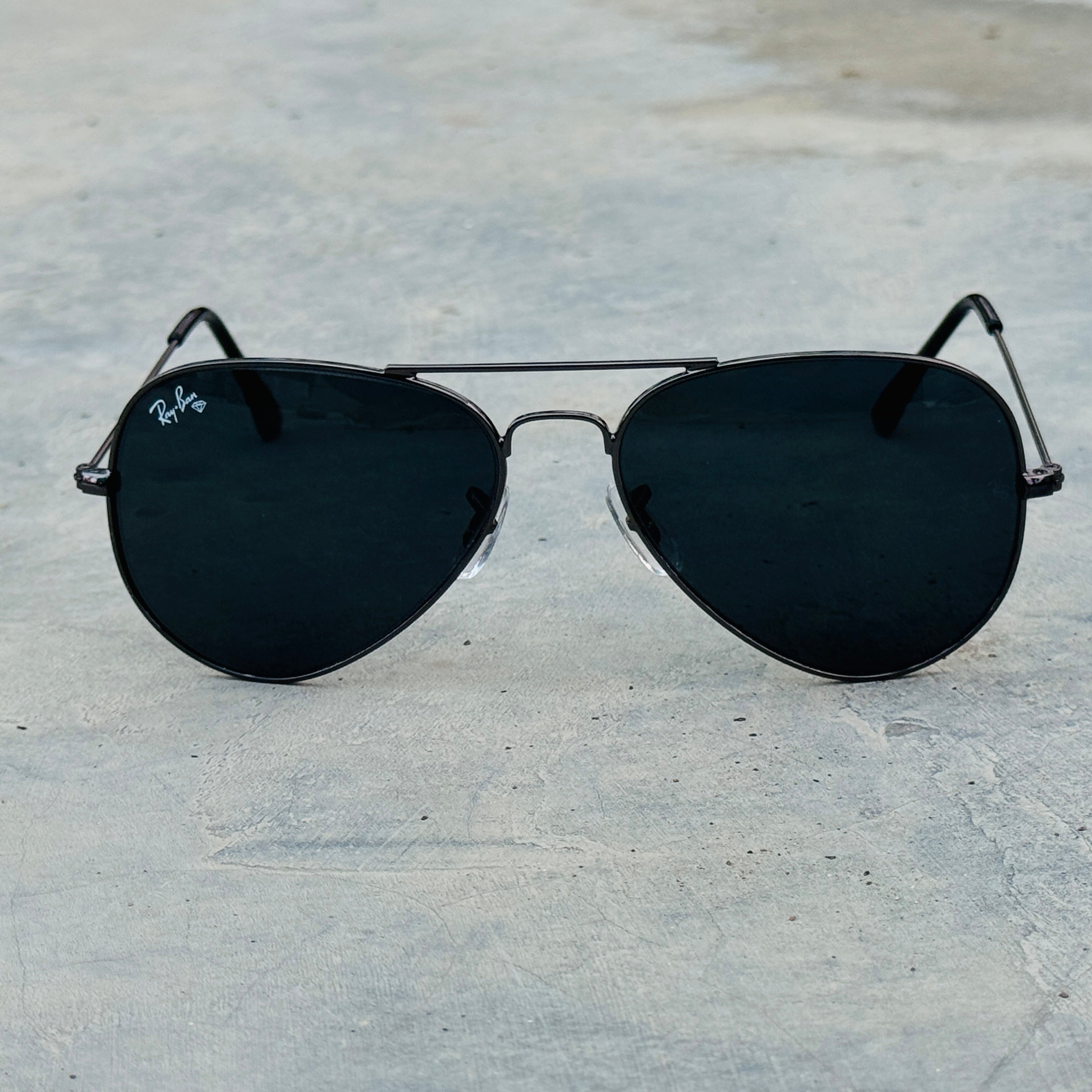 Rayban – 3026 – 62 – Grey Black – Metal – Sunglasses – Unisex