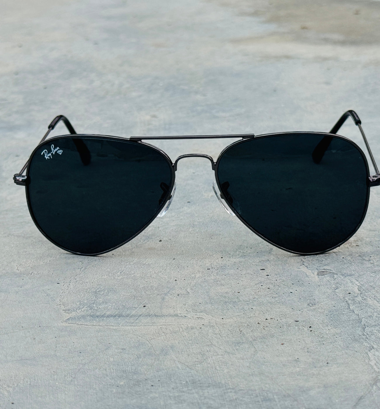 Rayban – 3026 – 62 – Grey Black – Metal – Sunglasses – Unisex