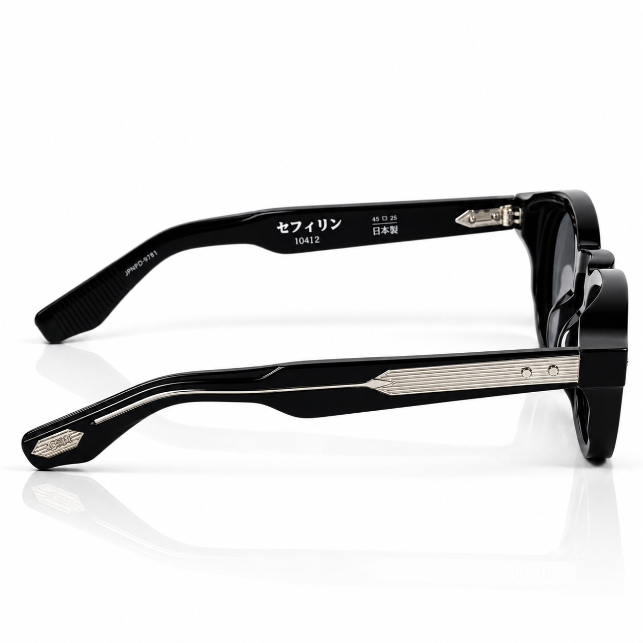 Jacques Marie Mage – ZEPHIRIN – 44 – Black – Acetate – Sunglasses – Unisex - Premium