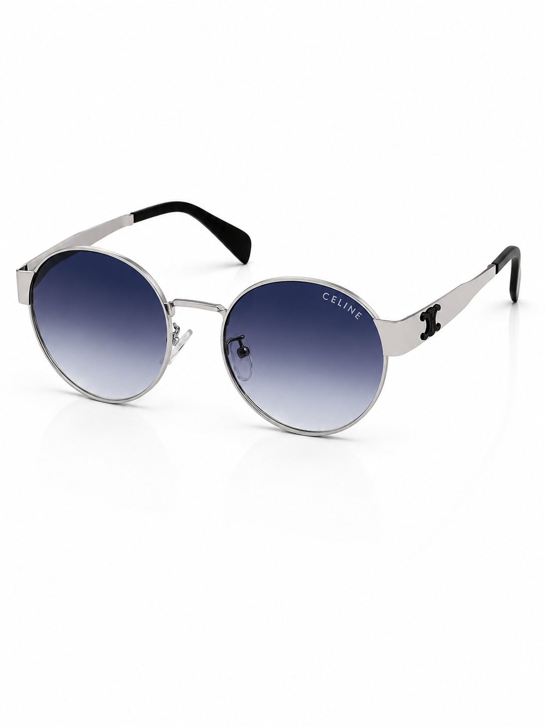 Celine – 2124 - 58 – Silver Black Gradient – Metal – Sunglasses - Unisex