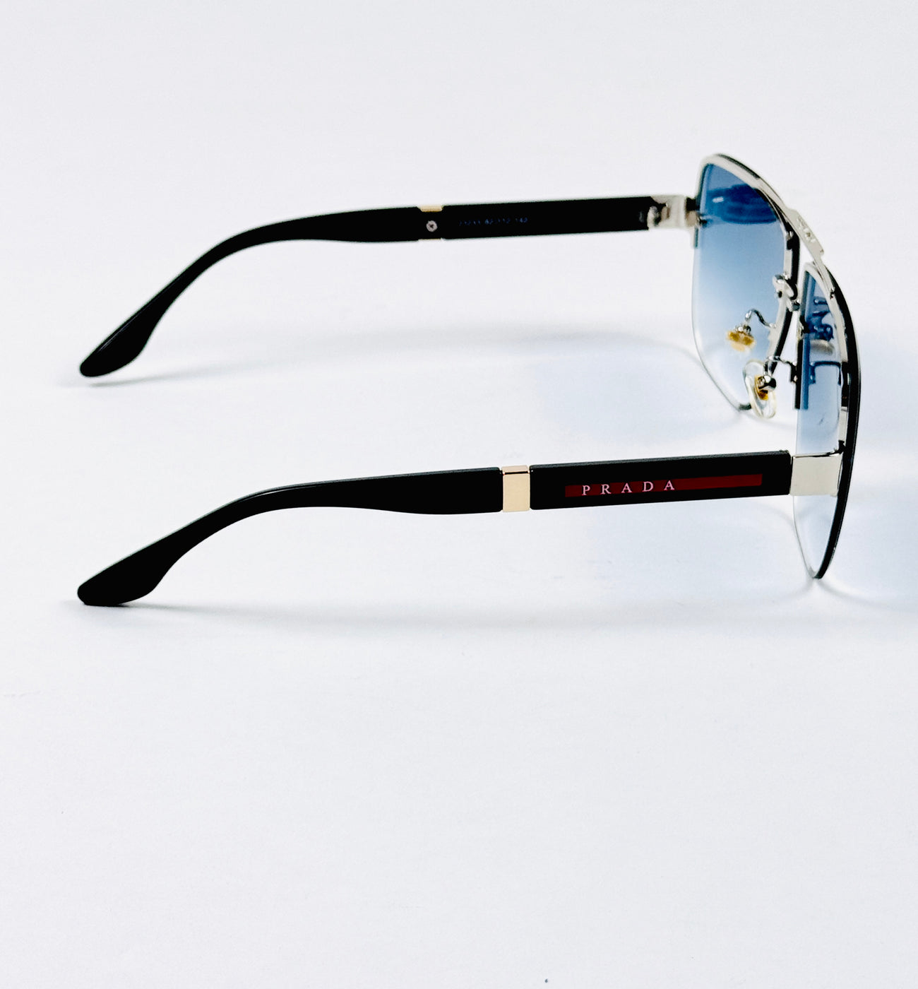 Prada – 23233 – 62 – Silver Blue – Metal – Sunglasses – Unisex