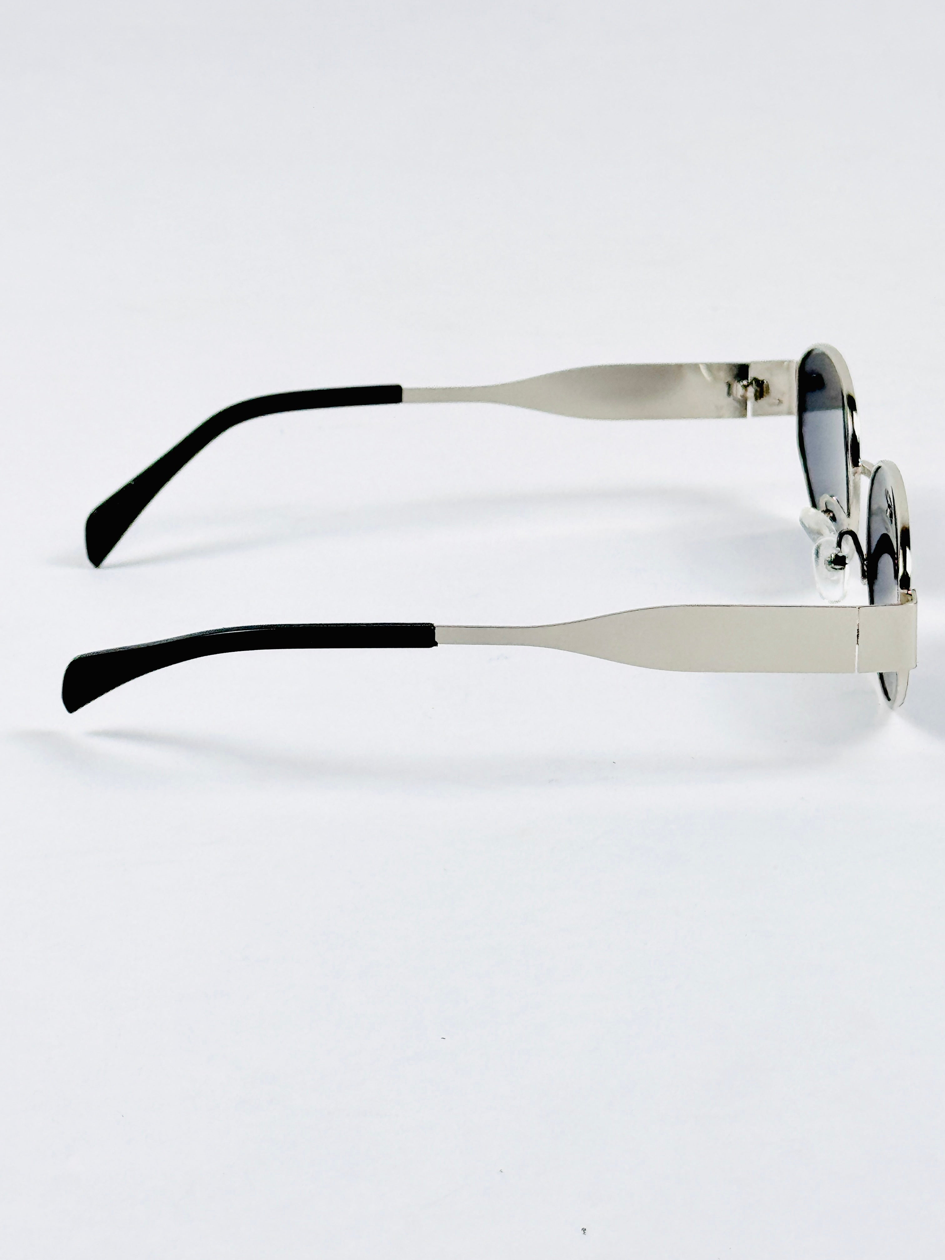 Celine – Triomphe - 55 – Silver Black – Metal – Sunglasses - Unisex