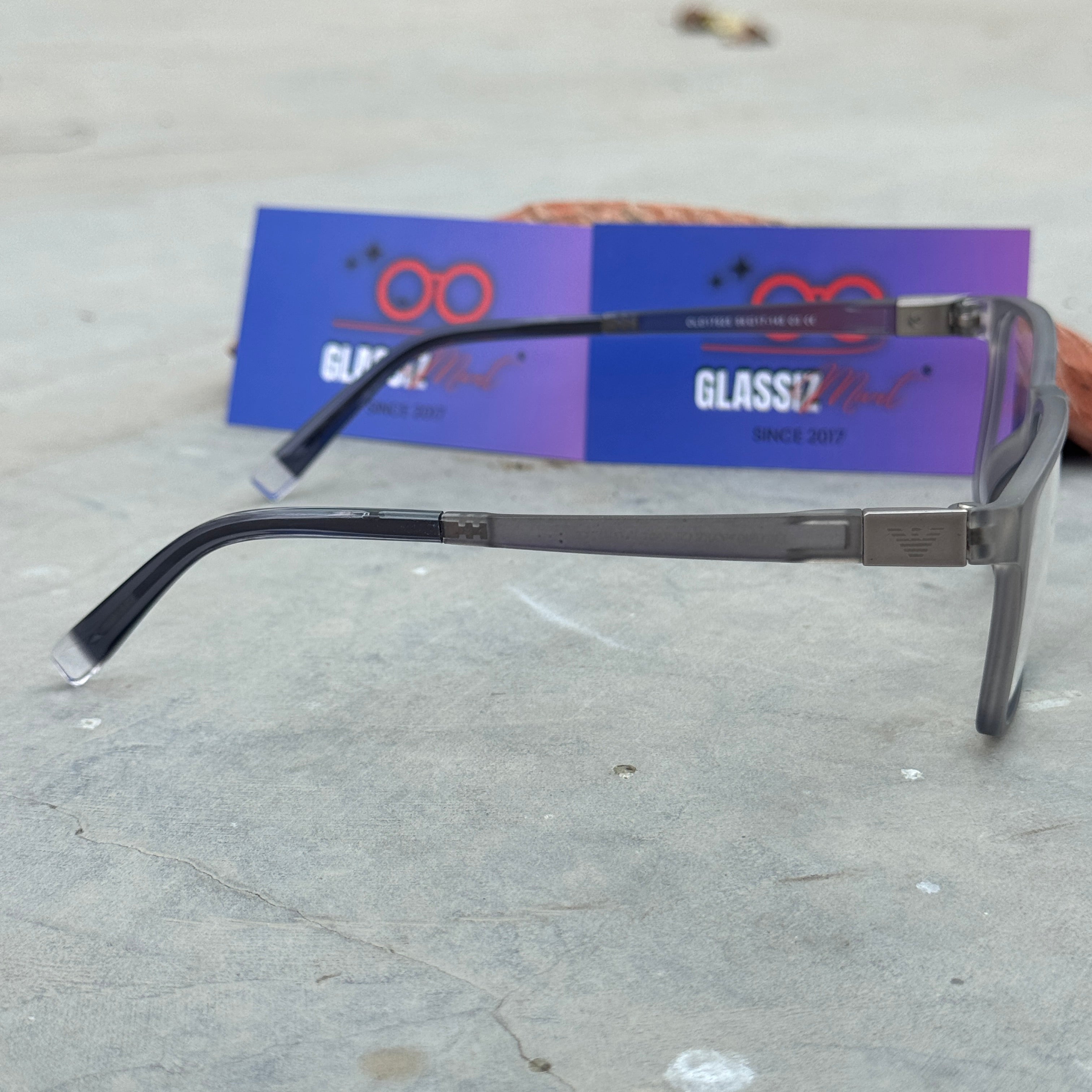 Emporio Armani – 1579 – 51 – Grey –  Acetate - Optics – Unisex - Premium