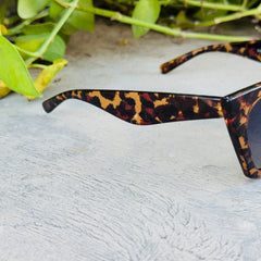 Sojos – 2115 - 54 – Tortoise Balck – Acetate - Sunglasses – Ladies