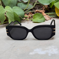 Christian Dior – S13F - 55 – Black – Acetate - Sunglasses – Ladies - Premium