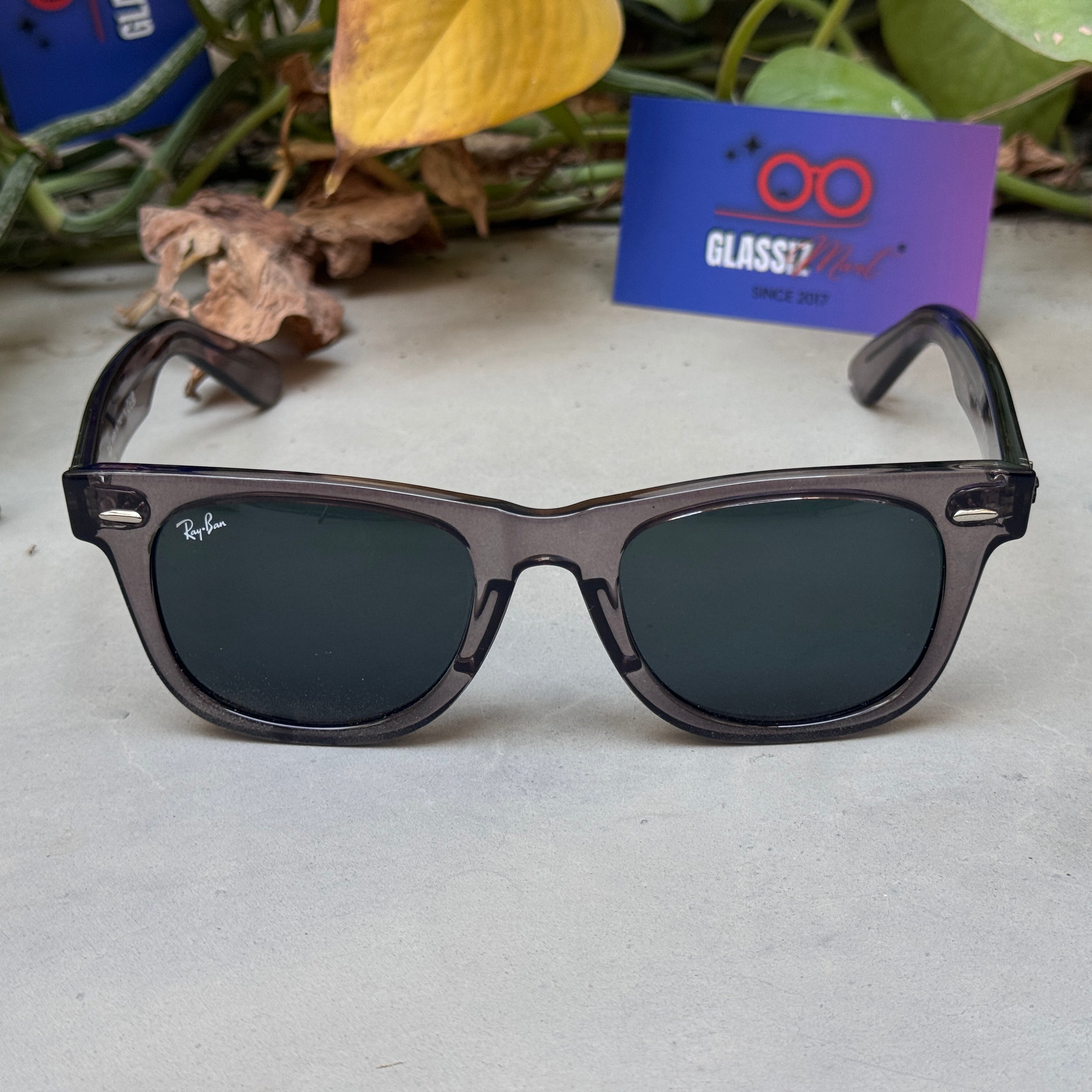 RayBan – 2140 – 50 – Grey –  Acetate- Sunglasses – Unisex - Premium