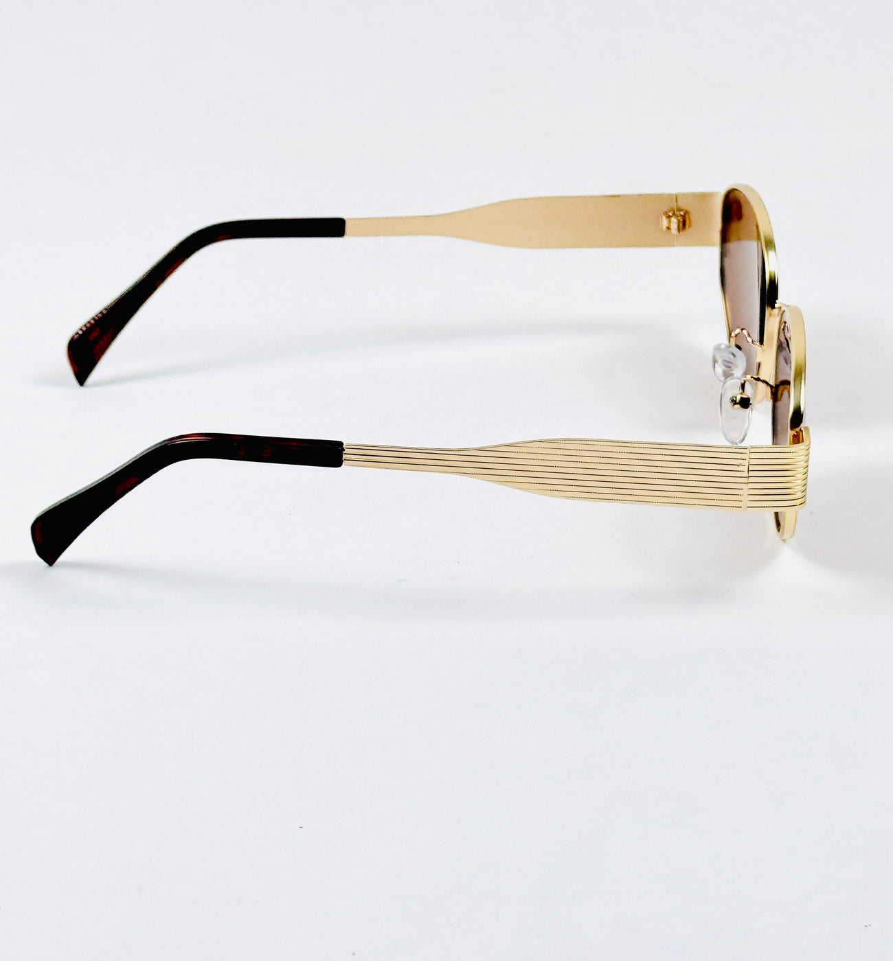 Celine – Triomphe - 55 – Golden Brown – Metal – Sunglasses - Unisex