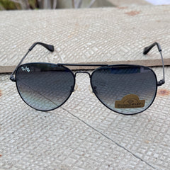 Rayban – 3035 – 62 – Black Blue – Metal – Sunglasses – Unisex - Premium