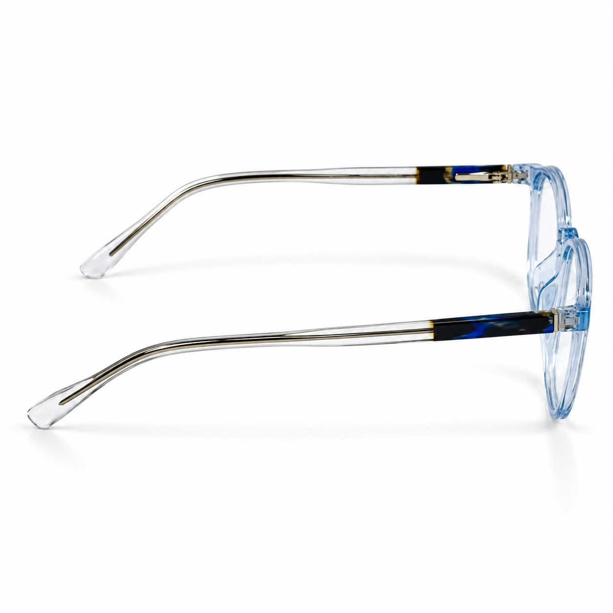 Gucci – 521006 - 50 – Transparent Blue - Acetate - Optics – Unisex -