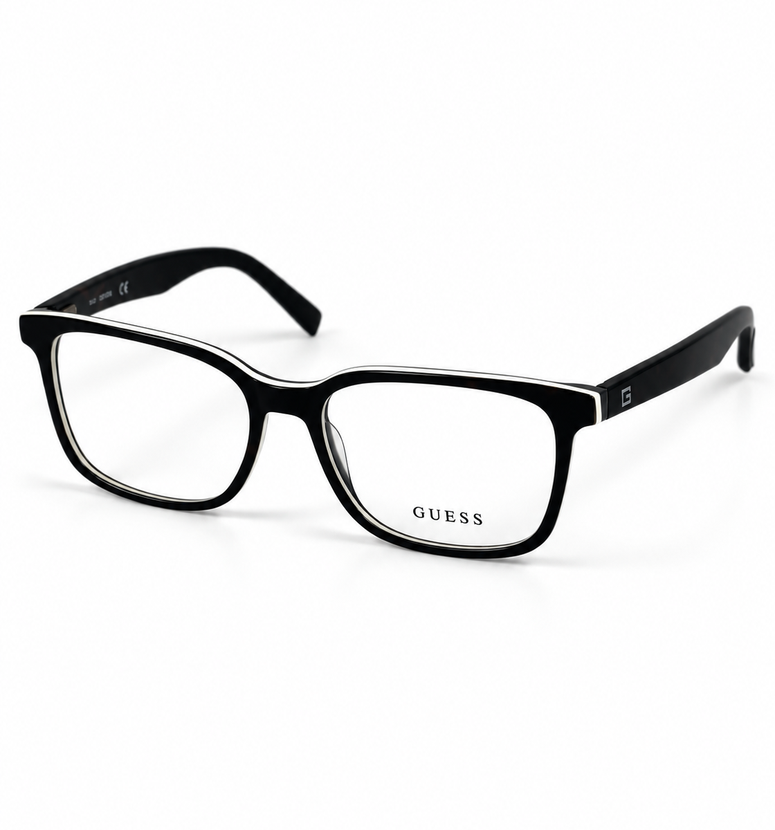 Guess – 50034 - 58 – Black - Acetate - Optics – Unisex - Premium