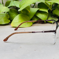 Cartier – 90403 – 54 – Brown –  Metal - Optics – Unisex