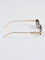 Cartier – 23660 – 55 – Golden Brown – Metal – Sunglasses – Unisex