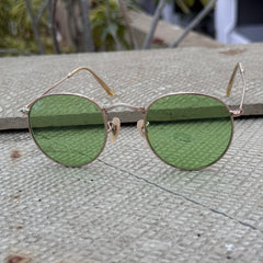 Rayban – 3447 – 50 – Golden Green – Metal – Sunglasses – Unisex - Premium