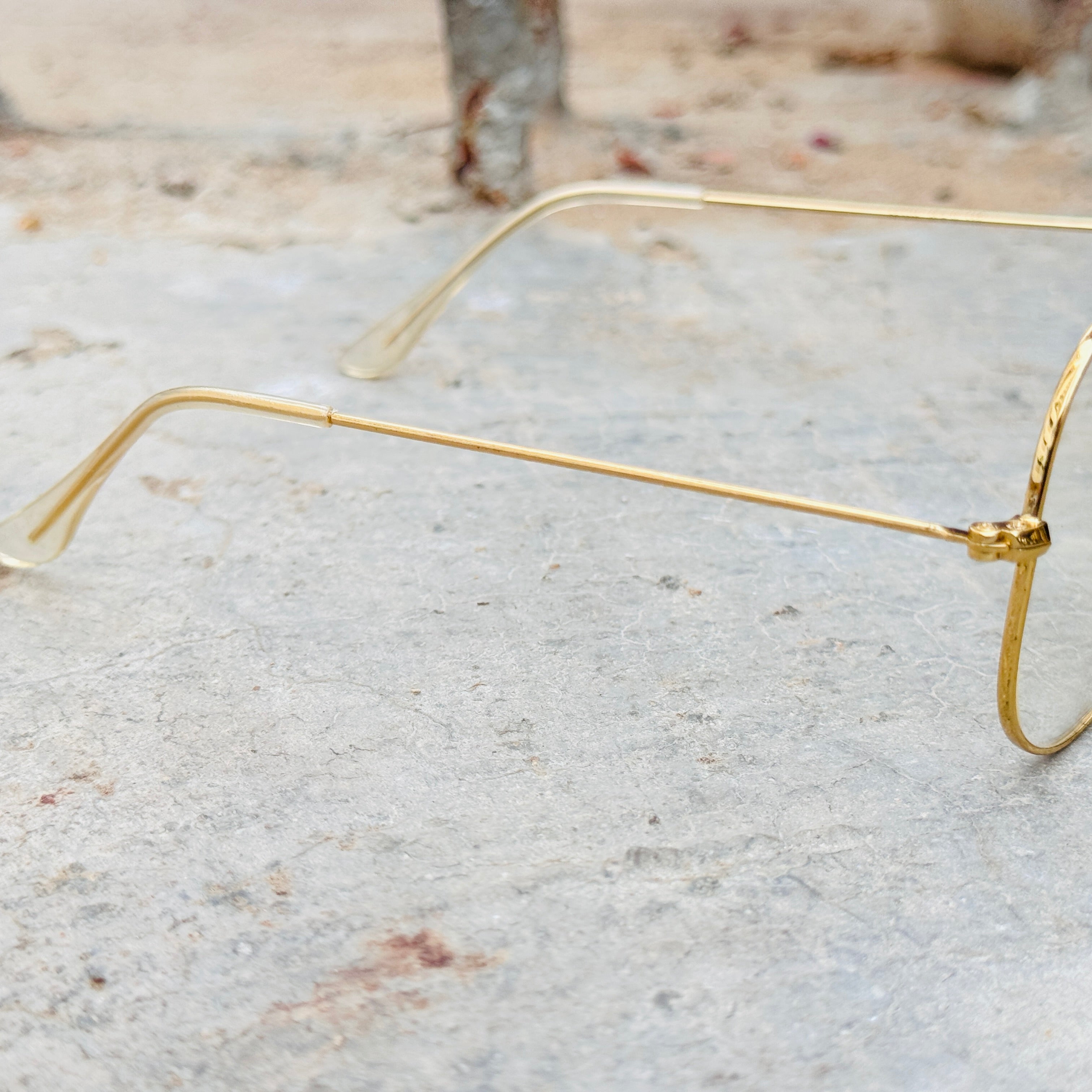 Rayban – 3026 – 62 – Golden – Metal – Optics – Unisex
