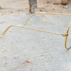 Rayban – 3026 – 62 – Golden – Metal – Optics – Unisex