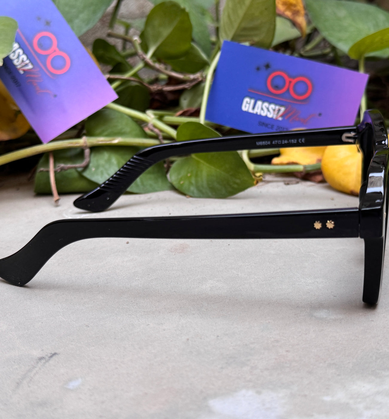 Moscot – 6504 – 47 - Black – Acetate  – Sunglasses - Unisex
