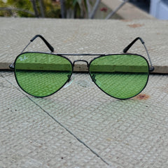 Rayban – 3026 – 62 – Black Green – Metal – Sunglasses – Unisex - Premium