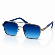 Cartier – 58443 – 54 – Blue – Metal – Sunglasses – Unisex
